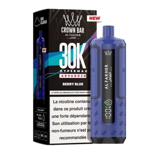 Puff Hyper Max Advanced Crown Bar 30K Al Fakher pas cher pas cher