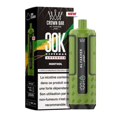 Puff Hyper Max Advanced Crown Bar 30K Al Fakher pas cher pas cher