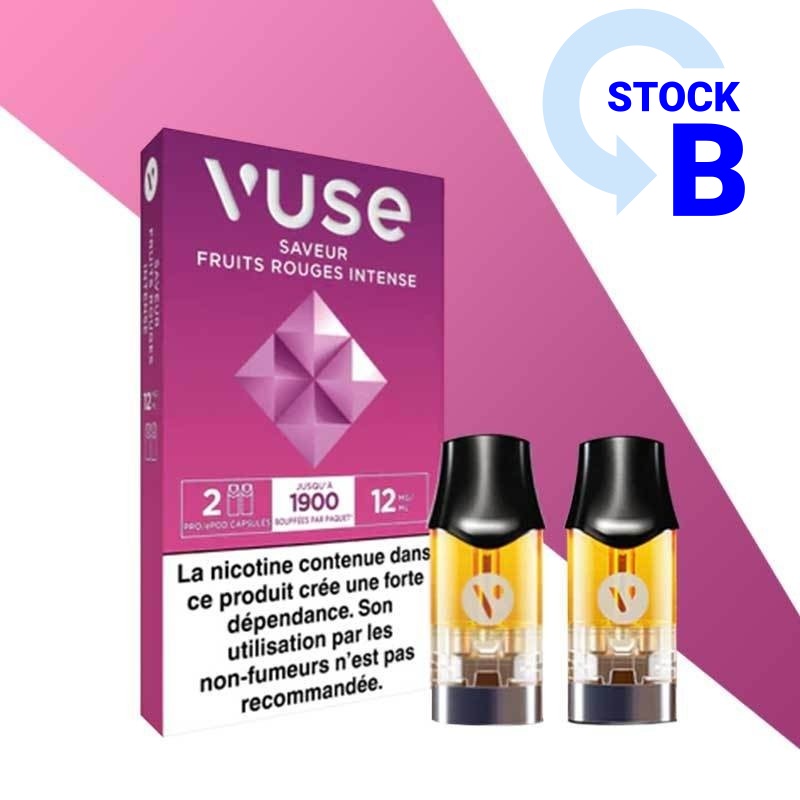 Cartouches pré-remplies Pro / ePod Vuse (x2)