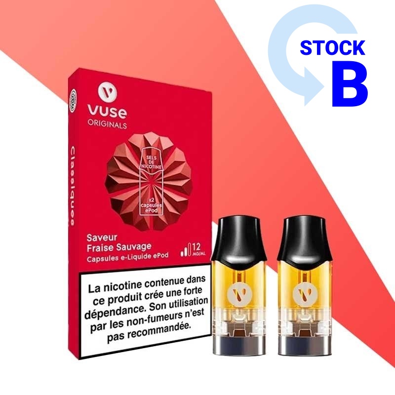 Cartouches pré-remplies Pro / ePod Vuse (x2)