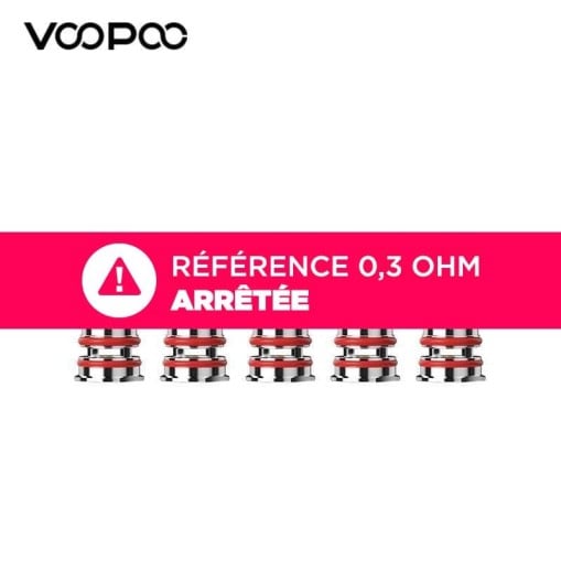 Résistance PnP X VOOPOO  - Lot de 5 résistances pas cher