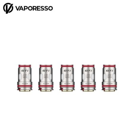 Résistances GTI V2 Dual Mesh Vaporesso (X5) Résistance GTI V2 Dual Mesh Vaporesso  - Lot de 5 résistances