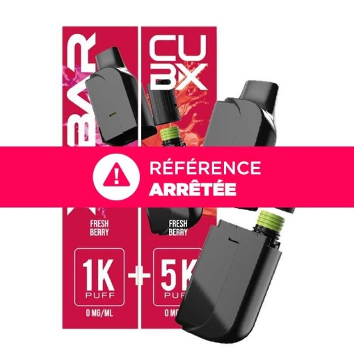Cartouche pré-remplis CUBX Go X-Bar pas cher pas cher