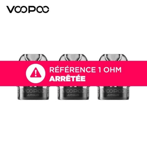 Cartouche Argus Top Fill 3 ml VOOPOO  - Lot de 3 cartouches