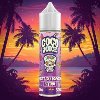 E-liquide Fruit du Dragon Litchi Coco Juice 50ml