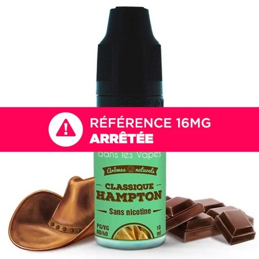 E-liquide Classic Hampton VDLV 10ml