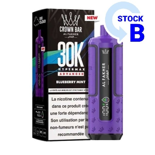 Puff Hyper Max Advanced Crown Bar 30K Al Fakher pas cher