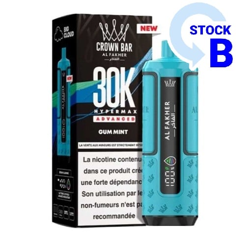 Puff Hyper Max Advanced Crown Bar 30K Al Fakher pas cher