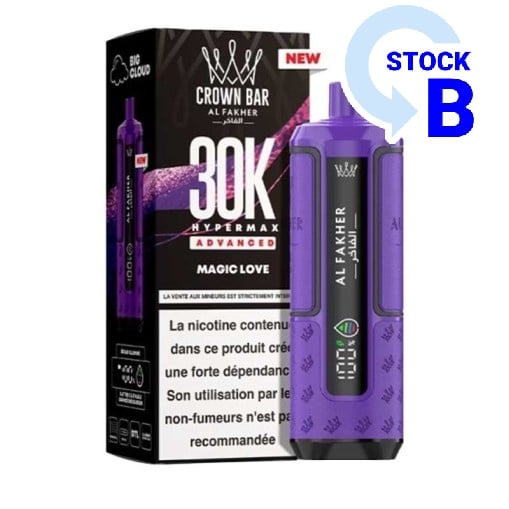 Puff Hyper Max Advanced Crown Bar 30K Al Fakher pas cher