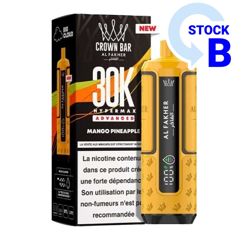 Puff Hyper Max Advanced Crown Bar 30K Al Fakher pas cher