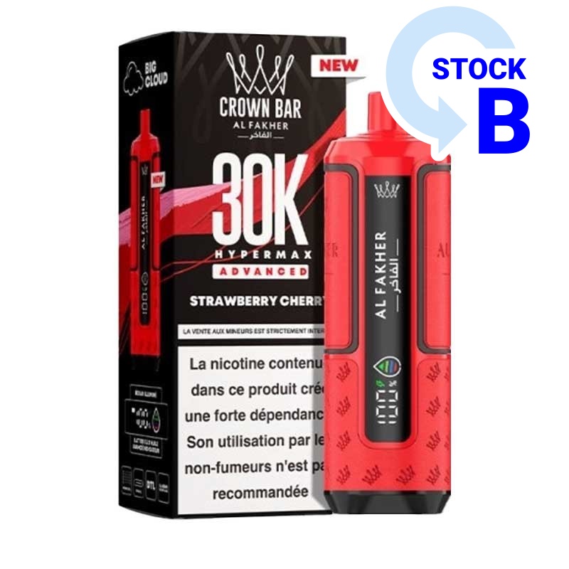 Puff Hyper Max Advanced Crown Bar 30K Al Fakher pas cher