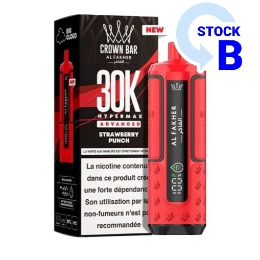 Puff Hyper Max Advanced Crown Bar 30K Al Fakher pas cher