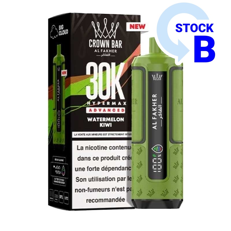 Puff Hyper Max Advanced Crown Bar 30K Al Fakher pas cher