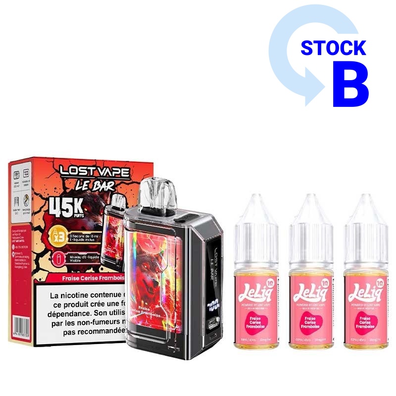 10,74€ - Le Bar 45K Lost Vape pas cher