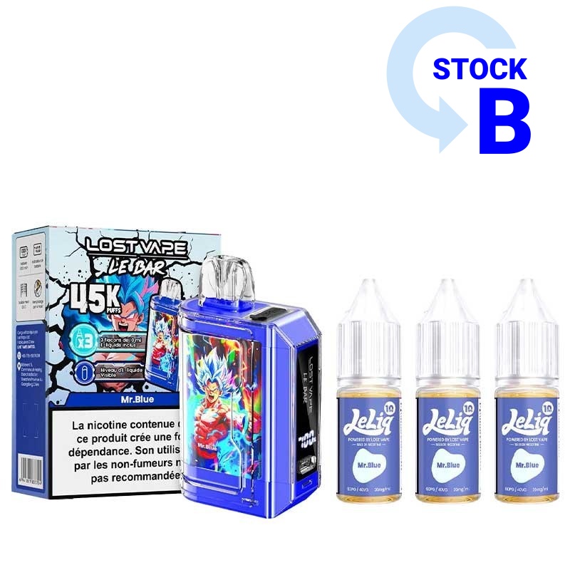 10,74€ - Le Bar 45K Lost Vape pas cher