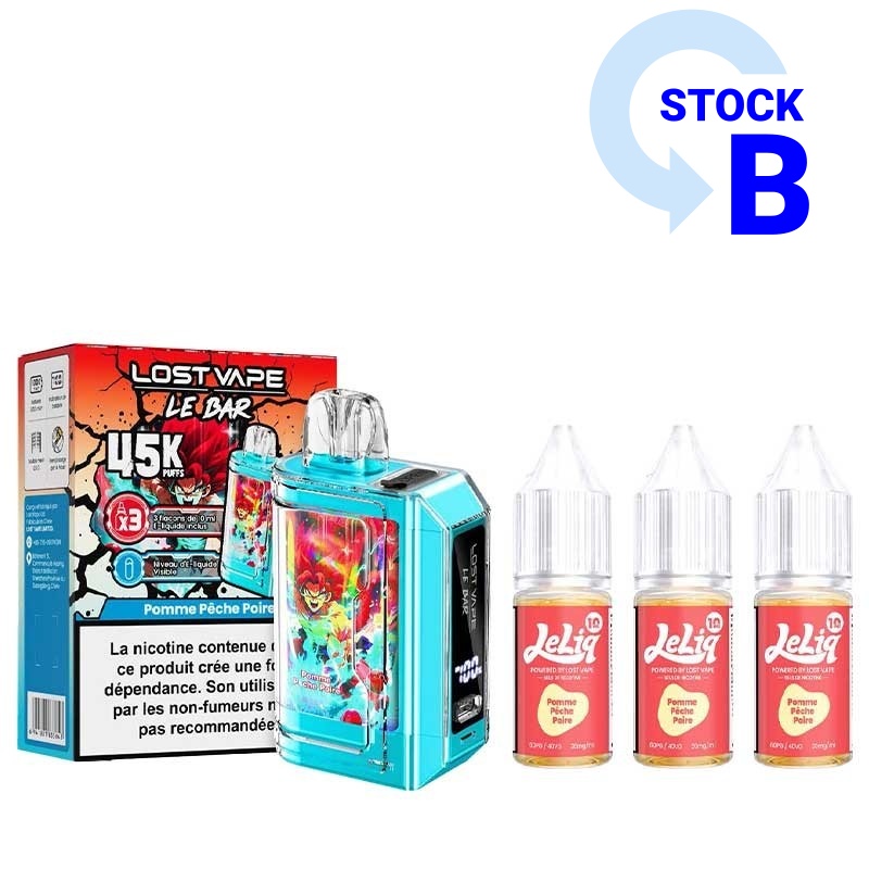 10,74€ - Le Bar 45K Lost Vape pas cher