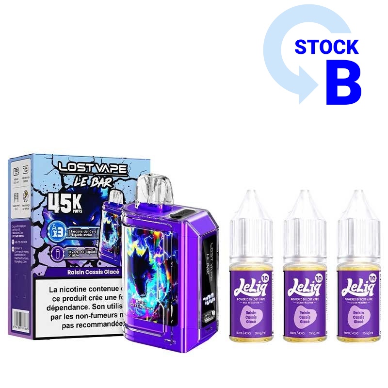 10,74€ - Le Bar 45K Lost Vape pas cher