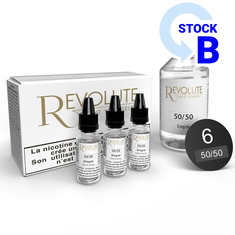 Pack 100 ml Base DIY 50/50 Revolute