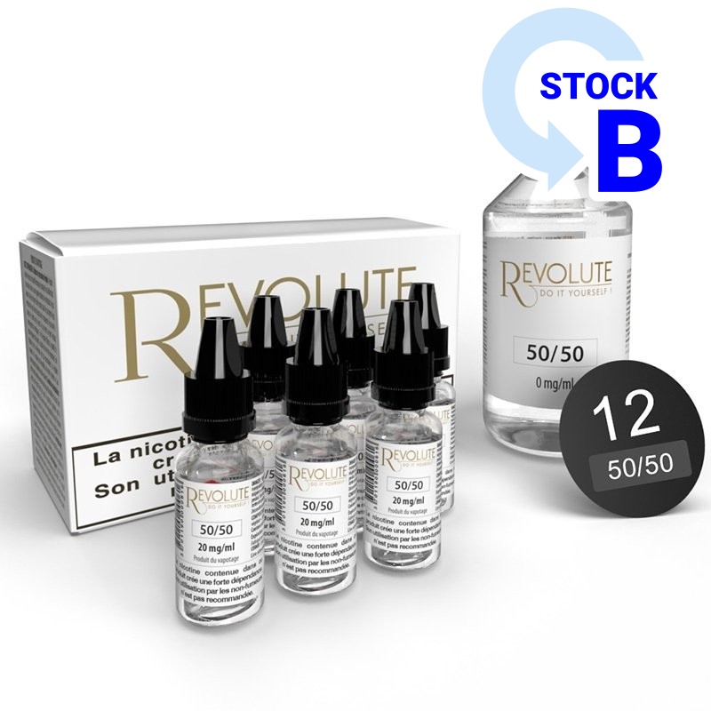 Pack 100 ml Base DIY 50/50 Revolute