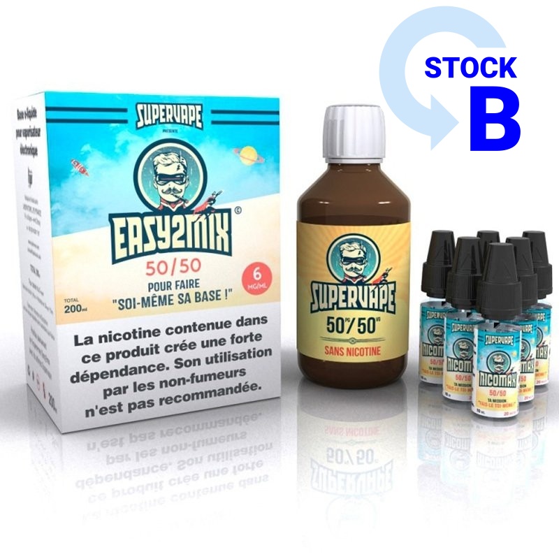 Pack DIY EASY2MIX 50/50 Supervape  200 ml