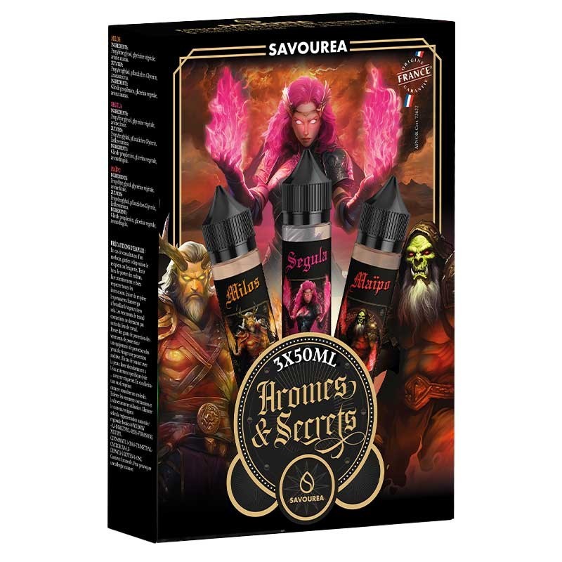 E-liquide Tripack Milos Segula Maipo Arômes et Secrets 150ml