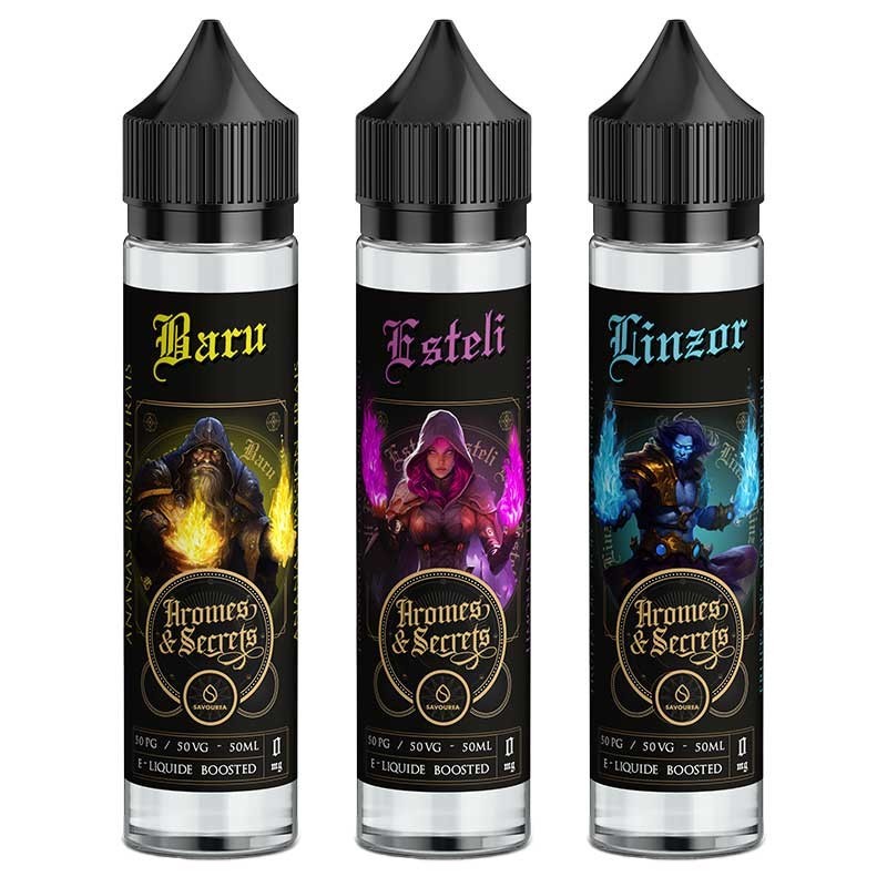 E-liquide Tripack Linzor Esteli Baru Arômes et Secrets 150ml