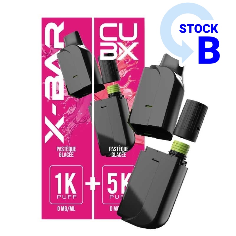 Cartouche pré-remplis CUBX Go X-Bar