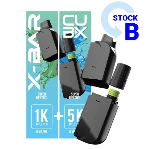 Cartouche pré-remplis CUBX Go X-Bar