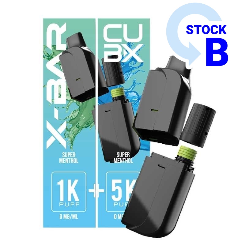 Cartouche pré-remplis CUBX Go X-Bar