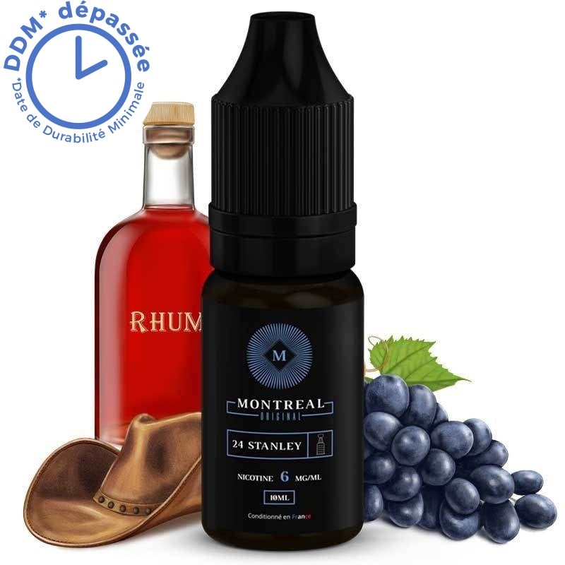 E liquide 24 Stanley Montreal Original | Tabac Raisin Rhum