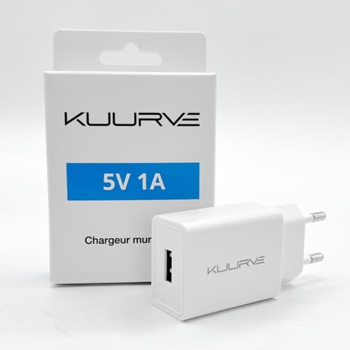 Adaptateur Chargeur Secteur USB Kuurve pas cher pas cher