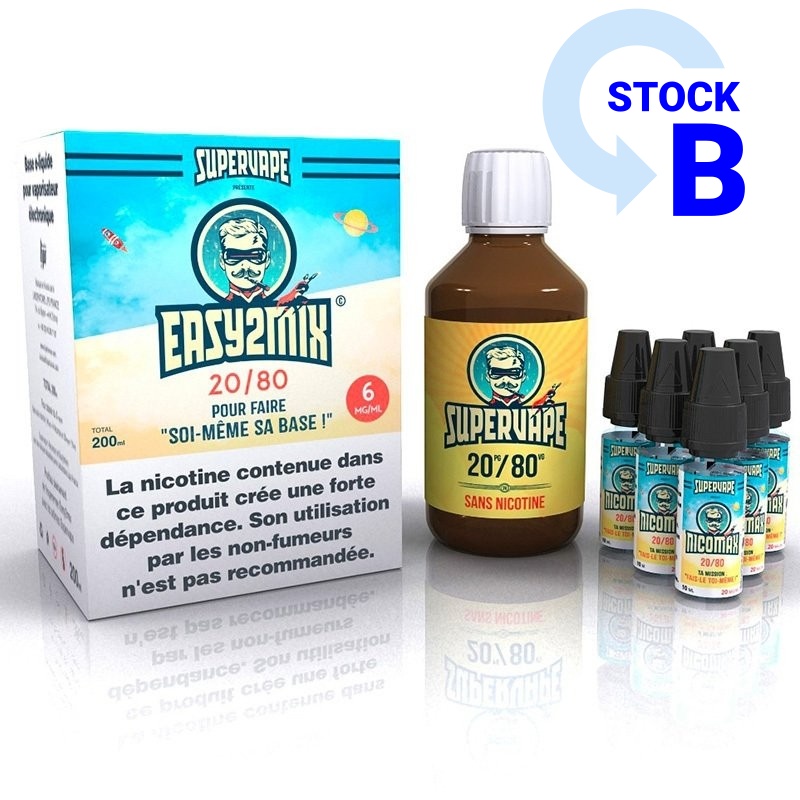 Pack DIY EASY2MIX 20/80 Supervape  200 ml