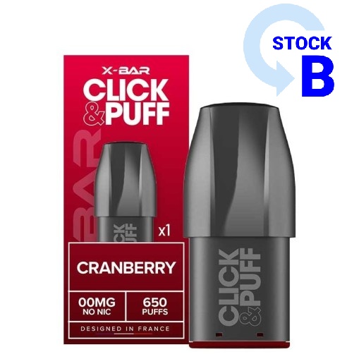 E liquide Cartouche Click & Puff X-Bar