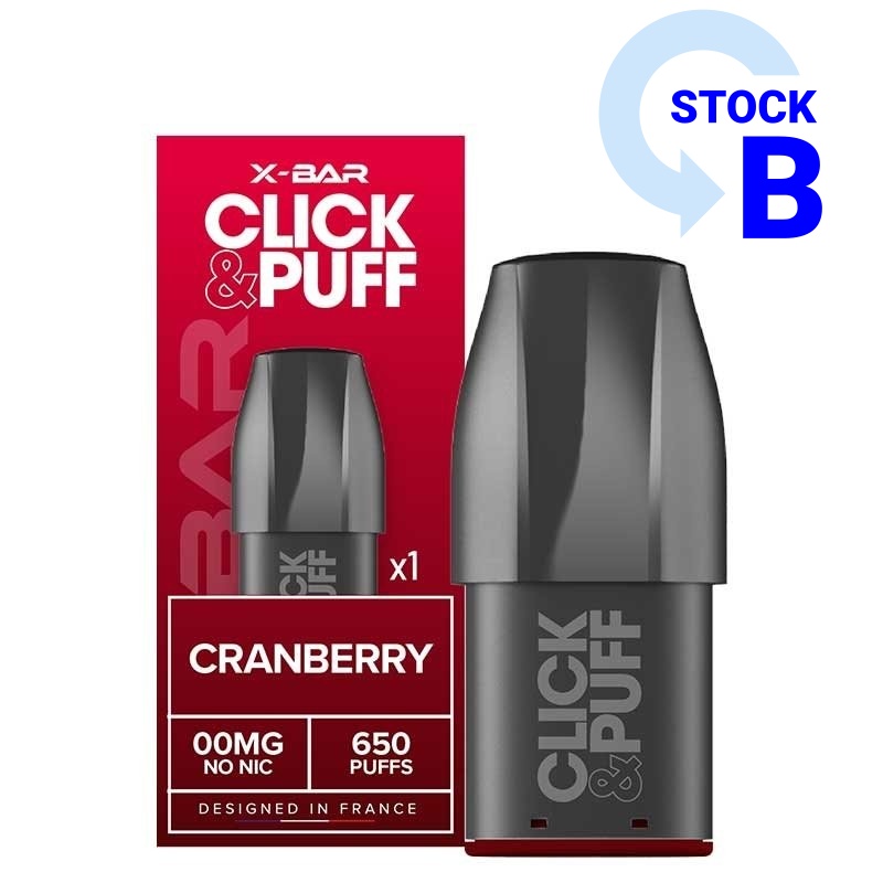 E liquide Cartouche Click & Puff X-Bar