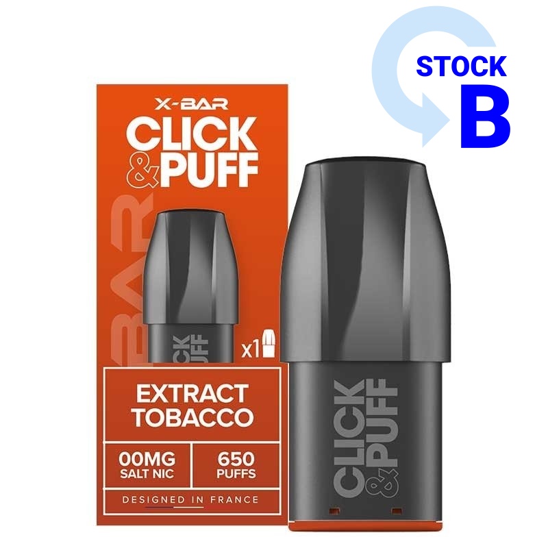 E liquide Cartouche Click & Puff X-Bar