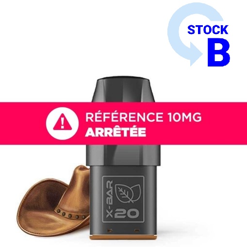 Cartouche pré-remplie Click & Puff X-Bar pas cher pas cher pas cher pas cher pas cher pas cher