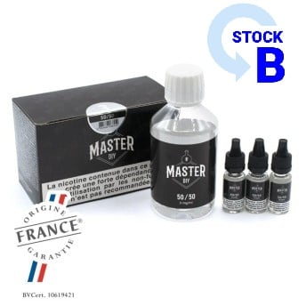 Pack 200 ml Base e liquide DIY 50/50 Master e liquide DIY