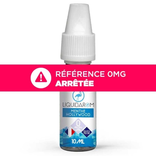 E-liquide Menthe Hollywood LiquidArom 10ml