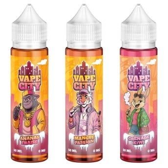 E-liquide Pack Fruits Exotiques Vape City 3x50ml