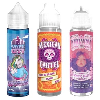 E-liquide Pack Best-sellers Créations Kumulus 3x50ml