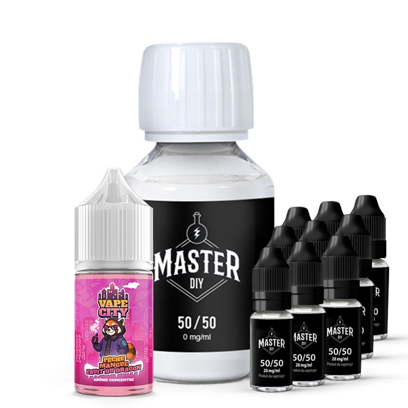 Pack DIY Pêche Mangue Fruit du Dragon Vape City