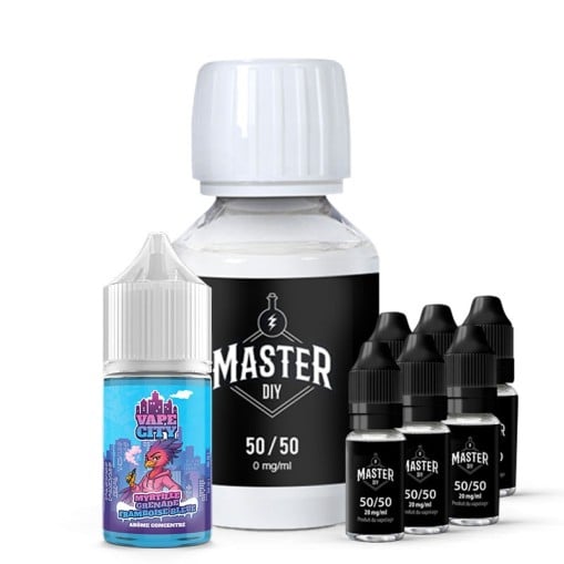 Pack DIY Myrtille Grenade Framboise Bleue Vape City