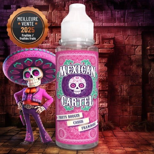 E-liquide Fruits Rouges Cassis Framboise Mexican Cartel 50ml/100ml