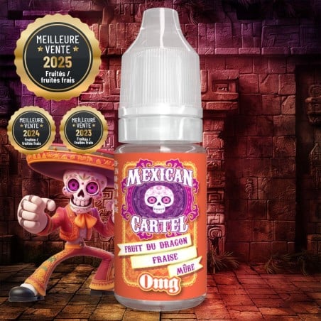 Fruit du Dragon Fraise Mûre Mexican Cartel 10ml