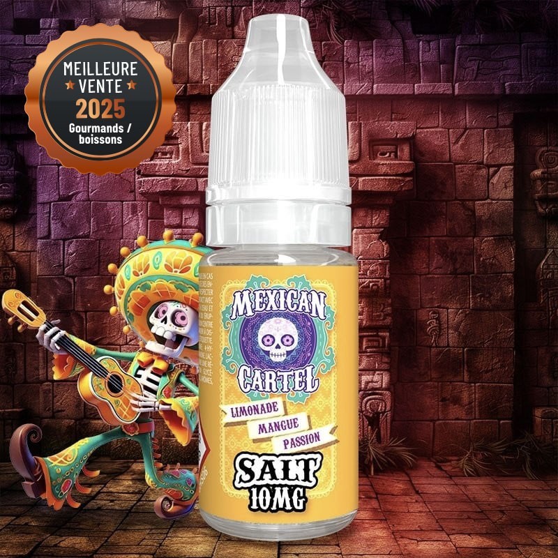 E-liquide Limonade Mangue Passion Salt Mexican Cartel 10ml
