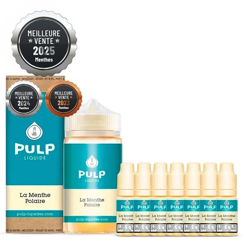 E-liquide Pack La Menthe Polaire PULP 200ml