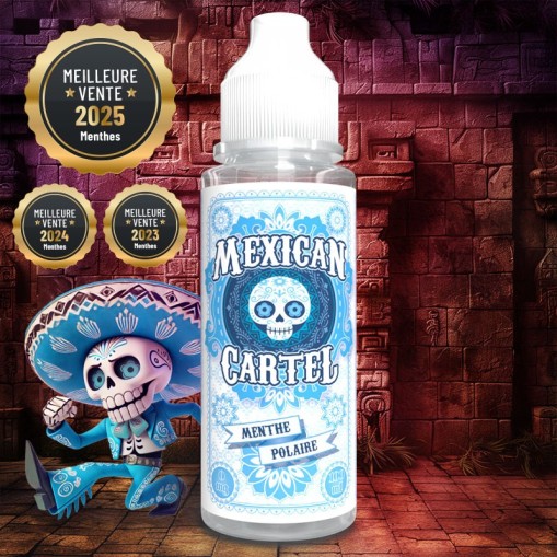 E-liquide Menthe Polaire Mexican Cartel 50ml/100ml
