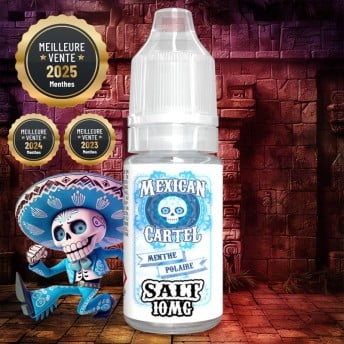E-liquide Menthe Polaire Salt Mexican Cartel 10ml