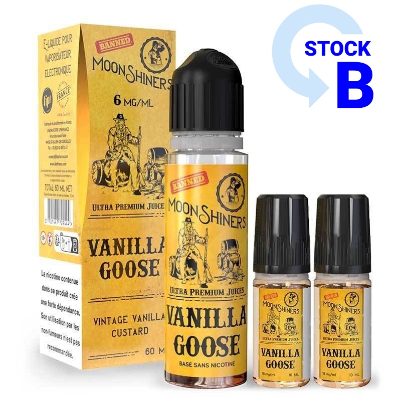 E liquide Vanilla Goose Moonshiners 60ml