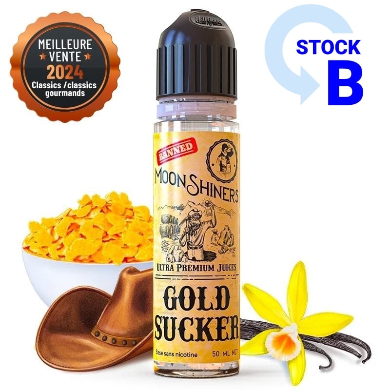 E liquide Gold Sucker Moonshiners 60ml